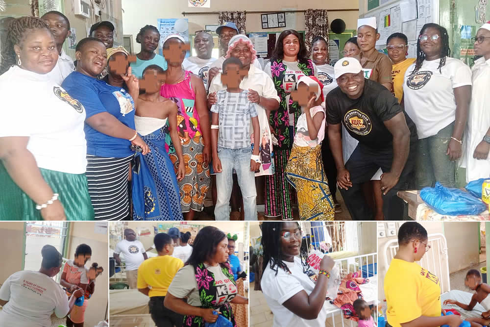 KCFC Holds Special Christmas Celebration at Volta Regional Hospital